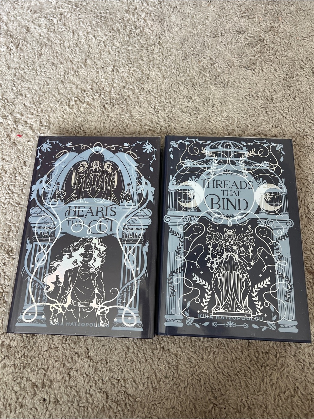 Hearts that cut and Threads That Bind owl crate editions  by Kika Hatzopoulou